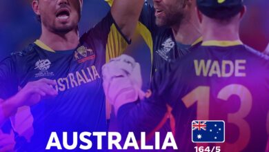 Photo of ٹی ٹوینٹی کرکٹ ورلڈکپ: آسٹریلیا نے عمان کو 39رنز سے شکست دے دی