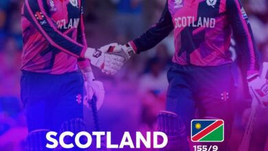 Photo of ٹی ٹوینٹی کرکٹ ورلڈکپ: گروپ بی میں اسکاٹ لینڈ نے نمیبیا کو پانچ وکٹوں سے ہرادیا