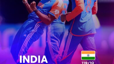 Photo of ٹی ٹوینٹی کرکٹ ورلڈکپ: پاکستان کو بھارت کے ہاتھوں چھ رنزسے شکست،ٹورنامنٹ میں آگے بڑھنے کے امکانات معدوم