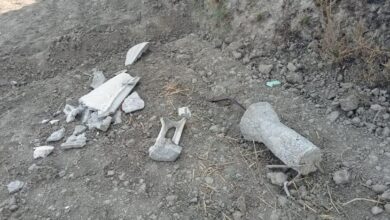 Photo of لاہور کے نواحی علاقہ کے گاؤں جاہمن میں واقع جماعت احمدیہ کی مسجد کے میناروں کی پولیس نے بے حرمتی کر کےان کو تباہ کردیا