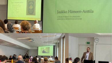 Photo of ہیلسنکی، فن لینڈ کی ایک یونیورسٹی میں جماعت کا تعارف و پریزنٹیشن