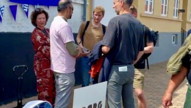 Photo of بورن ہولم جزیرہ، ڈنمارک میں ایک عوامی میلہ میں مجلس انصاراللہ ڈنمارک کے زیر اہتمام تبلیغی پروگرام