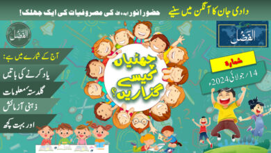 Photo of بچوں کے الفضل کی آڈیو (14؍جولائی 2024ء)