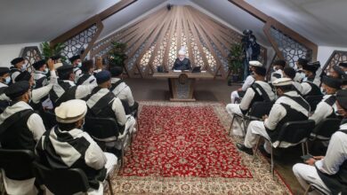 Photo of امیر المومنین حضرت خلیفۃ المسیح الخامس ایّدہ اللہ تعالیٰ کے ساتھ مجلس خدام الاحمدیہ جرمنی کے ریجن ساؤتھ ایسٹ ہیسن (Südosthessen)کے اراکینِ عاملہ و قائدینِ مجالس کی ملاقات