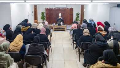 Photo of امیر المومنین حضرت خلیفۃ المسیح الخامس ایّدہ اللہ تعالیٰ بنصرہ العزیز کے ساتھ اراکین نیشنل مجلس عاملہ و صدران لجنہ اما ء اللہ سوئٹزرلینڈ کی ملاقات