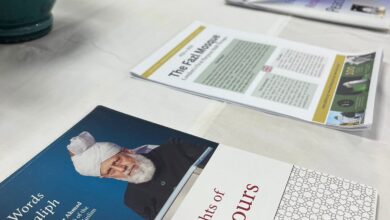 Photo of محمود ہال ،مسجد فضل لندن میں لجنہ اماءاللہ کے زیر انتظام ایک بین المذاہب پروگرام