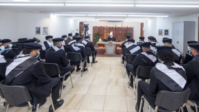 Photo of امیر المومنین حضرت خلیفۃ المسیح الخامس ایّدہ اللہ تعالیٰ بنصرہ العزیز کے ساتھ مجلس خدام الاحمدیہ نیو یارک ریجن، امریکہ کے ایک وفدکی ملاقات