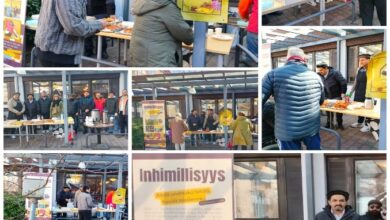 Photo of مجلس انصار اللہ فن لینڈ کا اولڈ ہوم میں فوڈ سٹال