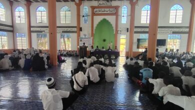 Photo of احمدیہ مسلم سینئر سیکنڈری سکول کِسی ڈاکیارڈ فری ٹاؤن، سیرالیون میں جلسہ یوم مسیح موعود