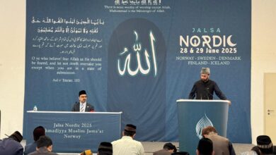 Photo of نارڈک جلسہ سالانہ ۲۰۲۵ء کا پہلا روز