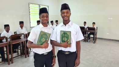 Photo of مدرسۃ الحفظ گھانا کے تین طلبہ کا تکمیل حفظ قرآن