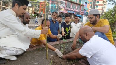 Photo of جماعت احمدیہ نریان گنج، بنگلہ دیش میں شجر کاری کا ایک پروگرام