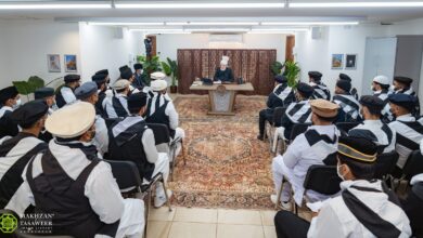 Photo of امیر المومنین حضرت خلیفۃ المسیح الخامس ایّدہ اللہ تعالیٰ بنصرہ العزیز کے ساتھ مجلس خدام الاحمديہ جرمنی کے ریجنSchleswig-Holstein اور مجلس Dietzenbachکےایک وفد کی ملاقات