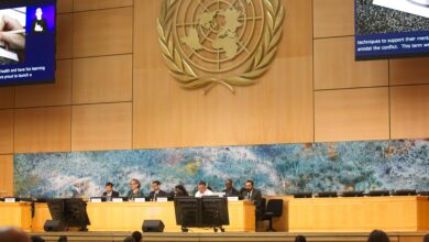 Photo of جنیوا سوئٹزرلینڈ میں ہیومینٹی فرسٹ کی طرف سے جنگ زدہ علاقوں میں تعلیمی صورت حال پر سیمینار