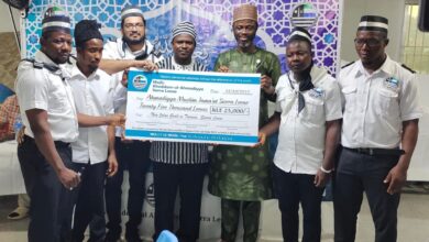 Photo of سابق صدر مجلس خدام الاحمدیہ سیرالیون کے اعزاز میں الوداعی تقریب اور آئندہ صدر مجلس کا استقبال