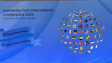 Photo of تازہ ترین: ہیومینٹی فرسٹ انٹرنیشنل کی تین روزہ تاریخی کانفرنس کا آغاز