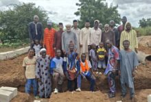 Photo of آئیوری کوسٹ کے دارالحکومت Yamoussoukroمیں احمدیہ مسجد کا سنگ بنیاد