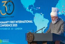 Photo of امیرالمومنین حضرت خلیفۃالمسیح الخامس ایدہ اللہ تعالیٰ بنصرہ العزیز کا ہیو مینٹی فرسٹ کے تیس سال مکمل ہونے پر اس کی خصوصی انٹرنیشنل کانفرنس سے بصیرت افروز خطاب کا خلاصہ