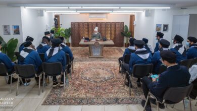 Photo of امیر المومنین حضرت خلیفۃ المسیح الخامس ایّدہ اللہ تعالیٰ بنصرہ العزیز کے ساتھ مجلس خدام الاحمدیہ امریکہ کے ساؤتھ ایسٹ ریجن کے ایک وفد کی ملاقات